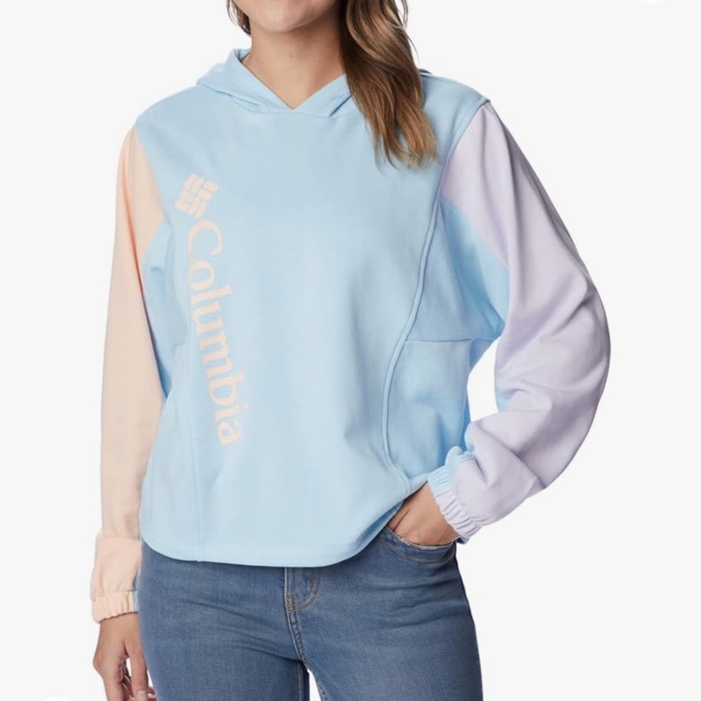 Columbia Women's Pastel Blue Hoodie